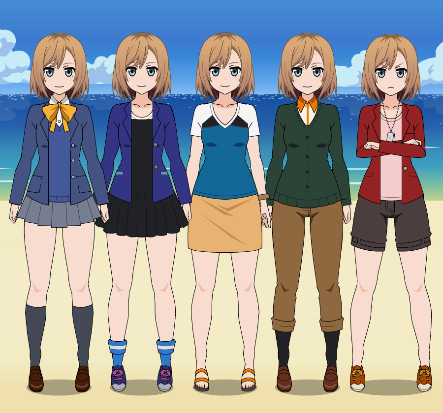 “MIYAMORI Aoi from "SHIROBAKO" #kisekae2” .