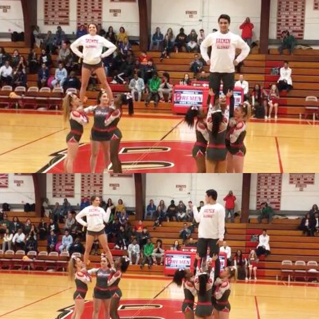 BremenHS_Cheer's tweet photo. Congratulations to Lainey and Steve on an amazing high school cheerleading career! They are now Bremen Varsity Cheerleading ALUMNI! 

Thank you for the years of hard work, dedication, loyalty and laughs! The world is yours ❤️ and we can’t do see what the future holds for you https://t.co/PGBEVSIzMn