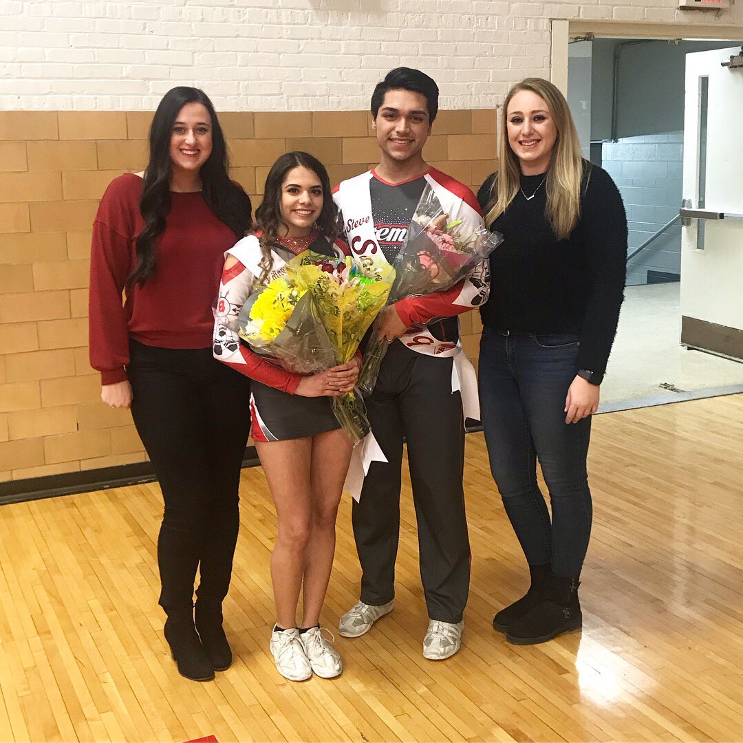 BremenHS_Cheer's tweet photo. Congratulations to Lainey and Steve on an amazing high school cheerleading career! They are now Bremen Varsity Cheerleading ALUMNI! 

Thank you for the years of hard work, dedication, loyalty and laughs! The world is yours ❤️ and we can’t do see what the future holds for you https://t.co/PGBEVSIzMn
