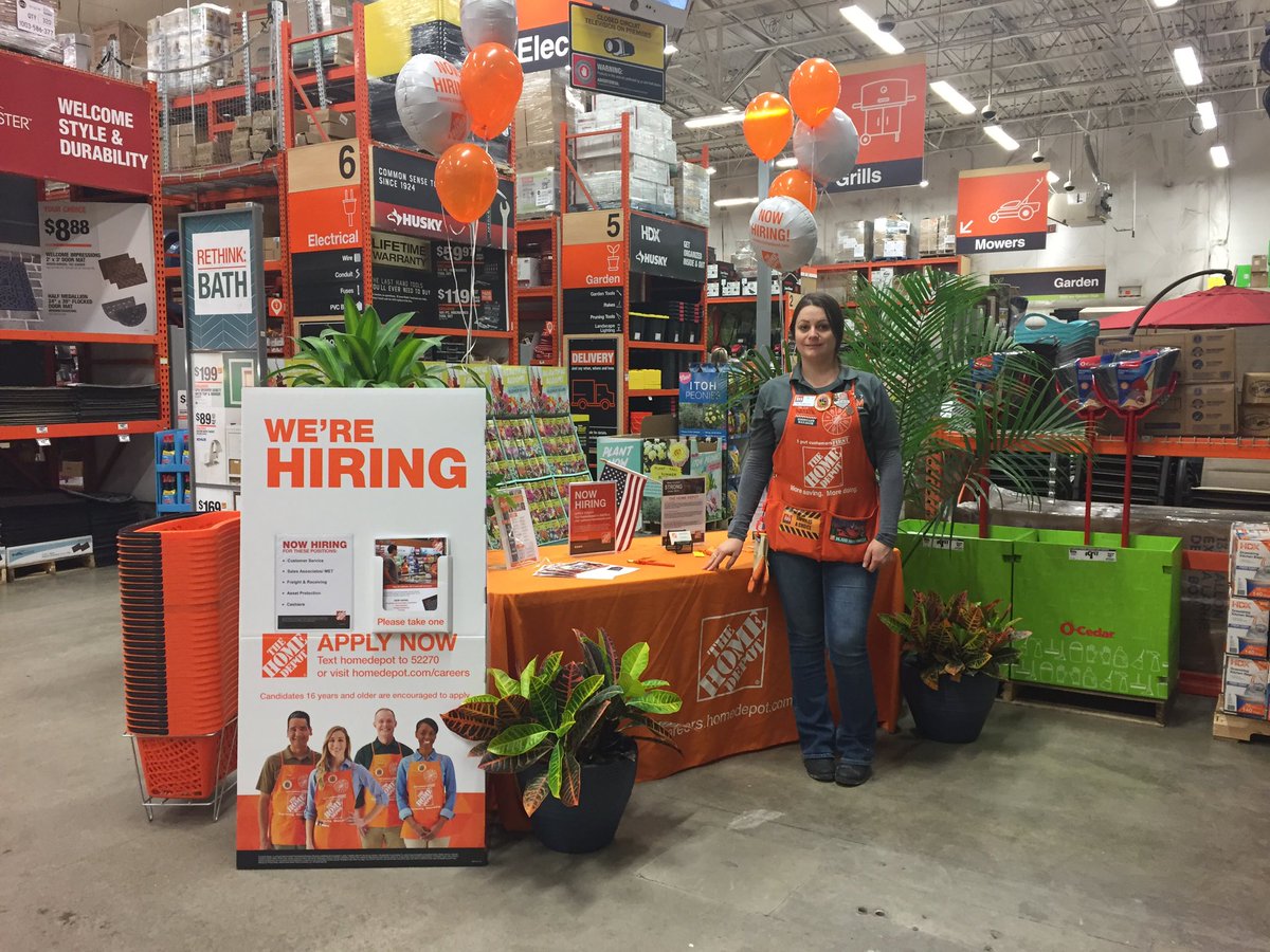 Now hiring, apply today Text The Home Depot to 52270 for details <a href="/JasonBallDM198/">Jason Ball DM198</a>