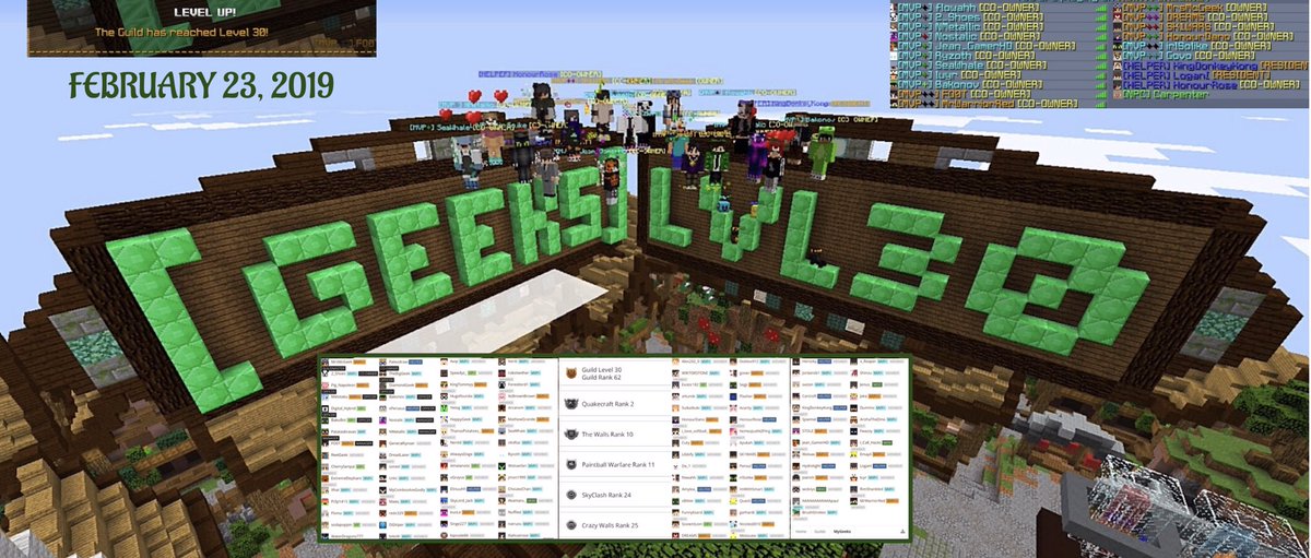 MrsMcGeek's tweet photo. Just can’t say it enough! I ❤️ the ppl that make up this epic guild! Seven months ago tomorrow, I took over GEEKS because I believed it was possible to create a guild, with the right ppl, that was both community-focused and highly competitive. #GEEKSGuildBestGuild #MyGeeks https://t.co/kLZDhrocXG
