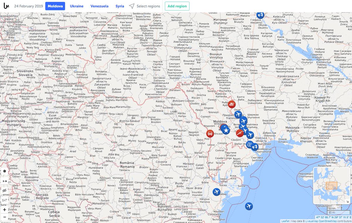 24th February in Eastern Europe, all eyes on Moldova elections. Could turn Moldova into Russian colony if Russian parties come to power+Dodon