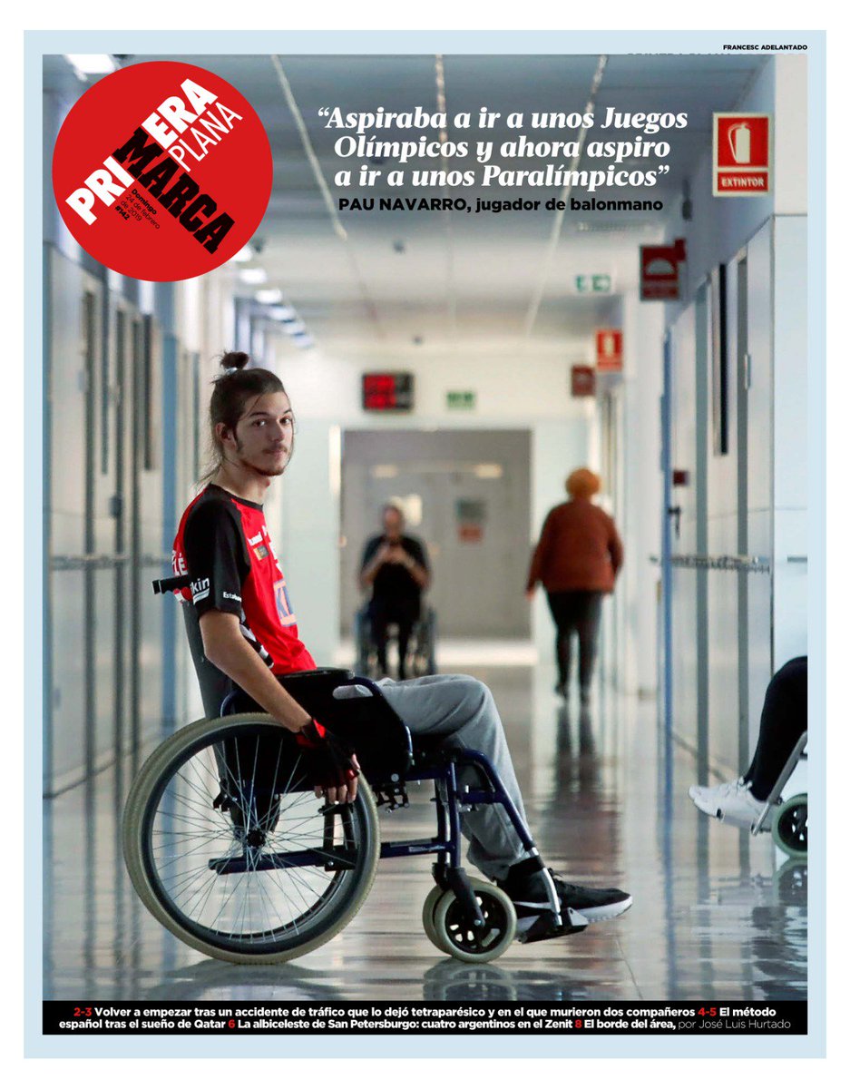 marca's tweet photo. "Aspiraba a ir a unos Juegos Olímpicos y ahora aspiro a ir a unos Paralímpicos", la historia de Pau Navarro #PrimeraPlana https://t.co/6PjDtGhmVn