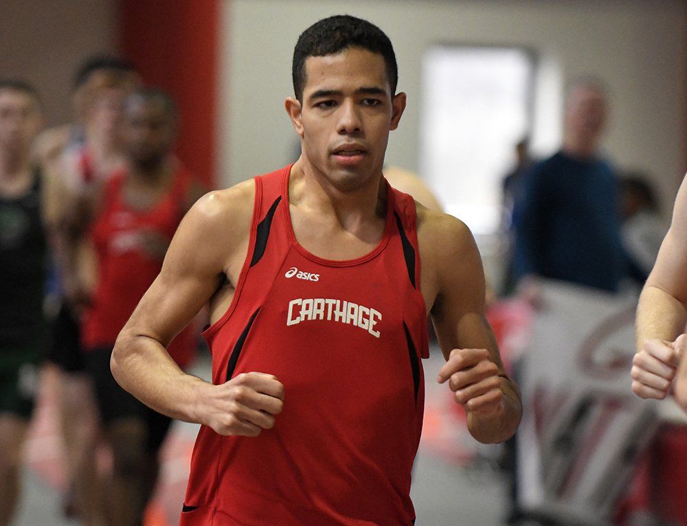 carthagesports's tweet photo. #RedMenTF๐โโ๏ธ
CCIW Championship
800 Meter Run
3. Camren Howard, 1:54.69 ๐ฅ https://t.co/ZqYomp5sKS