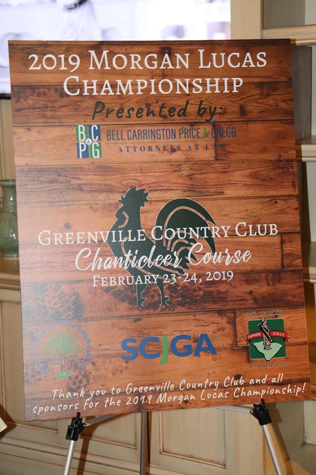 Scjga On Twitter Round 1 Of The Morgan Lucas Championship