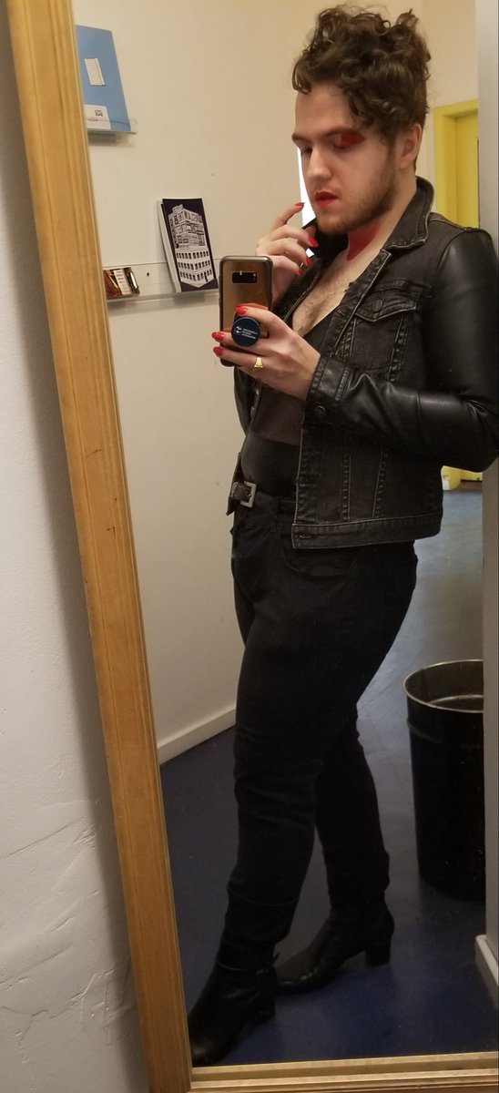 PaolinoCaputo's tweet photo. Shots of my look last night. Really feeling like your cyber goth girlfriend with you on the back of my motorcycle as we speed away from the cops. π
#nonbinarybeauties https://t.co/UnfwPhi22Q