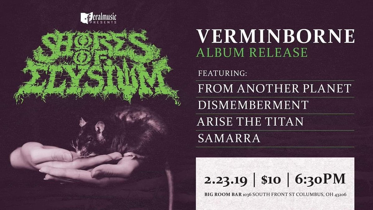 Big Room Bar tonight!! <a href="/shoresofelysium/">Shores of Elysium</a> <a href="/_DISMEMBERMENT/">DISMEMBERMENT</a> <a href="/BigRoomBar/">Big Room Bar</a>