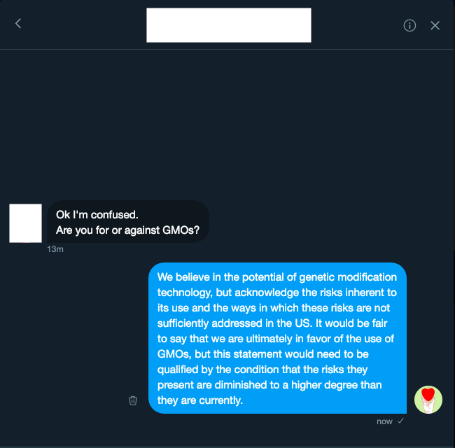 Regulate GMOs tweet media