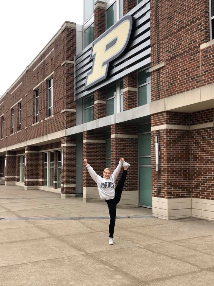 CMVarsityCheer's tweet photo. Congratulations @HaileyKeller3 on becoming a Purdue University Cheerleader!! We are so incredibly proud of you! @PurdueCheer #boilerup https://t.co/rm3qRElMK7