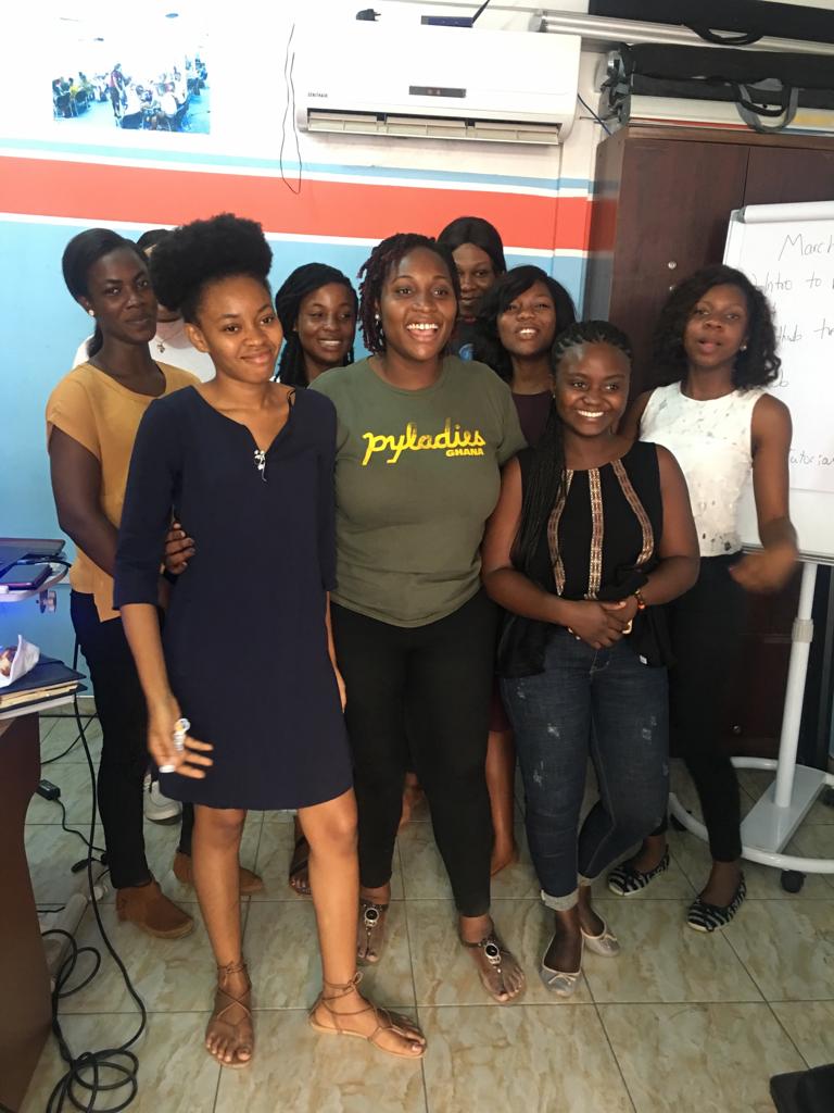 PyLadies_Kumasi's tweet image. And it's a wrap! Thank you ladies for making today's meetup a success.  Thanks to @hapaSpace for their warm reception and @ThePSF for Sponsorship.  #womenwhocodeinpython #pyghana #pyladiesKumasi @PyLadiesGhana @PyGhana