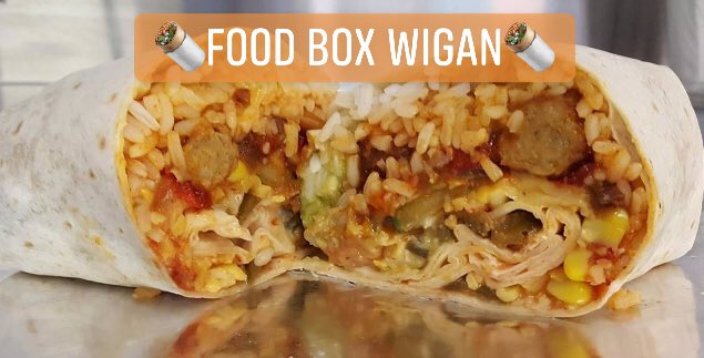 FoodBoxWigan's tweet photo. Know someone who loves burritos? Then tell them get down to Food Box Wigan! Known for our amazing flavours, fresh food and you can watch it being made! #Foodies #burrito #healthy #HealthyEating #Wigan https://t.co/EIa5LLksfT