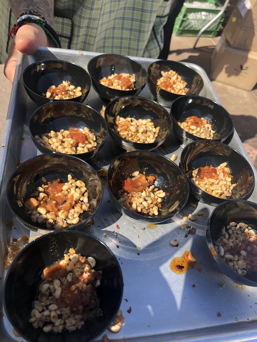 ChowBellaPHX's tweet image. Even the bugs were delicious at #DevourPhoenix. 🐛
