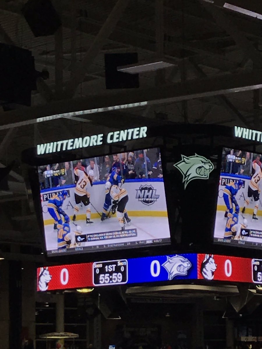 kelly_ernest's tweet photo. Thank you @UNHMHOCKEY for putting this on before puck drop! 🙌🏻Please do this more https://t.co/xQa98JlmaV