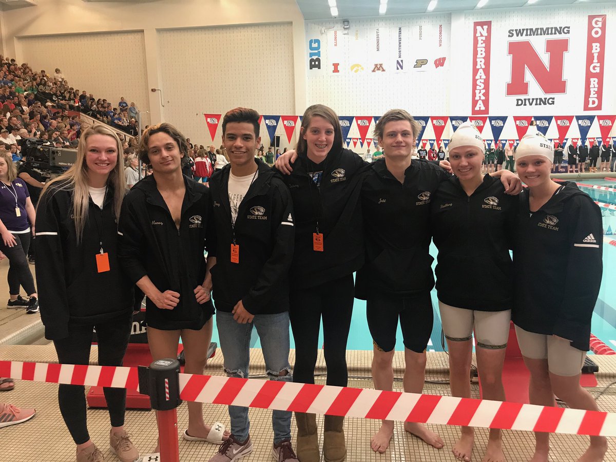 FHSSwimming's tweet photo. Huge THANK YOU to OUR SENIORS!!!! Your dedication drive and determination have made Fremont swimming what it is today! You will be greatly missed next year but your legacy will live on! You truly have changed Tiger swimming! #GHBP https://t.co/n8unfb7Now
