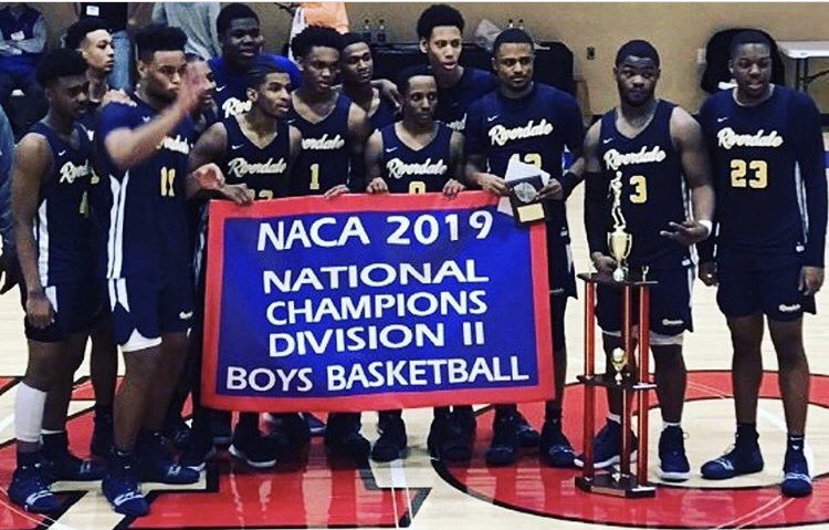 coach_tlyons's tweet photo. 2019 NACA Champions! So proud of these young men coming together,  playing for each other &amp; winning this trophy. The senior leadership was displayed all week both on &amp; off the court!  Thanks to
@NACAsports for allowing us to be part of this tournament!
#riverdalebaptistbasketball https://t.co/my3UlKOEKT
