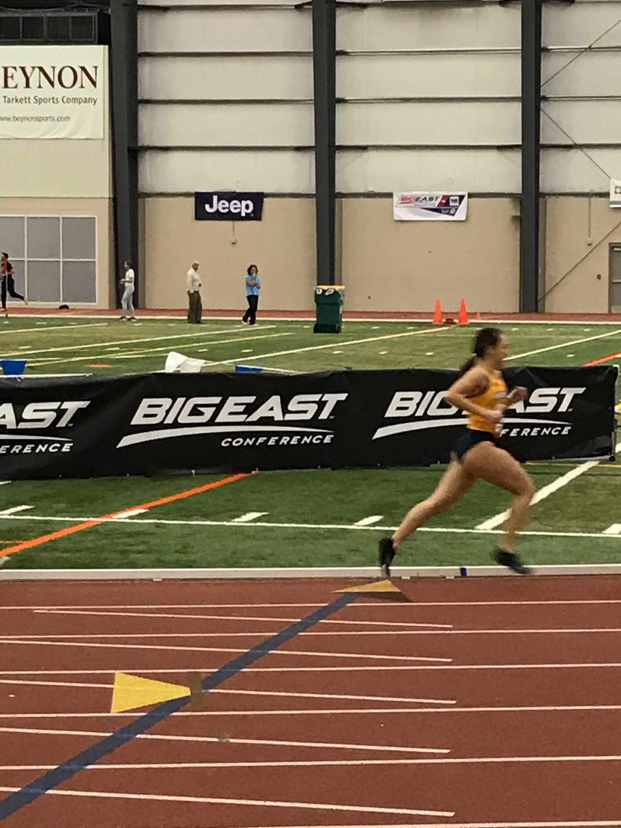 DalePfrimmer's tweet image. So proud of Kendall, PR’d in both 5000 in 18:03 &amp;amp; 3000 in 10:06 at Big East Indoor Championships! Way to go @MUTFXC @muathletics #Runchat #PRChat #FierceFreshman #BigEastChampionships