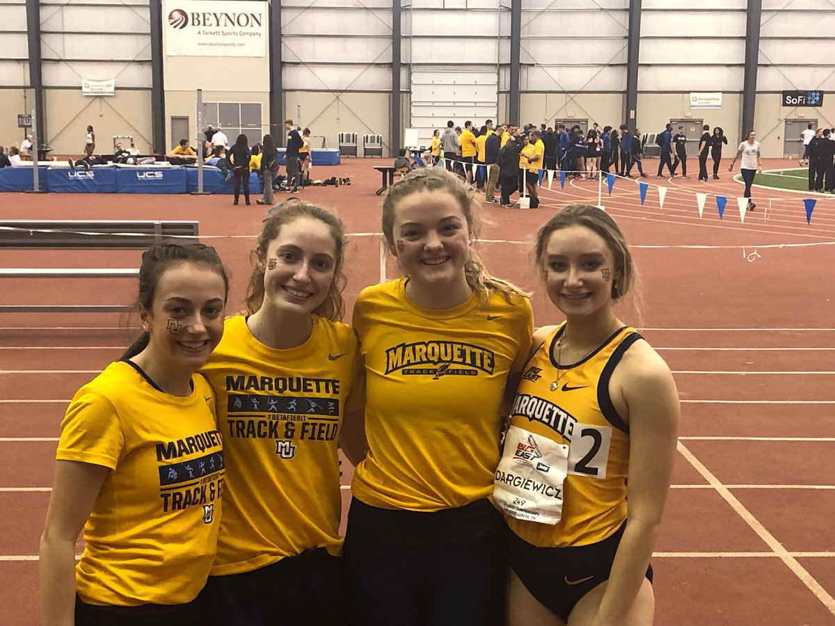 DalePfrimmer's tweet image. So proud of Kendall, PR’d in both 5000 in 18:03 &amp;amp; 3000 in 10:06 at Big East Indoor Championships! Way to go @MUTFXC @muathletics #Runchat #PRChat #FierceFreshman #BigEastChampionships