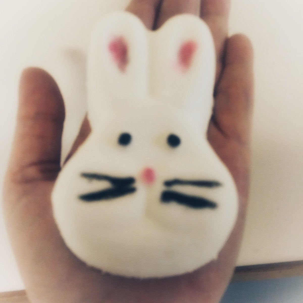dirtybearsoap's tweet photo. Color changing bunny bombs! Scented in spring rain. #easter #bunny #cute #handmade #bathbomb #visitbeloit #shophandmade #shoplocal #dirtybearsoapstyle https://t.co/E4OToFrrxY