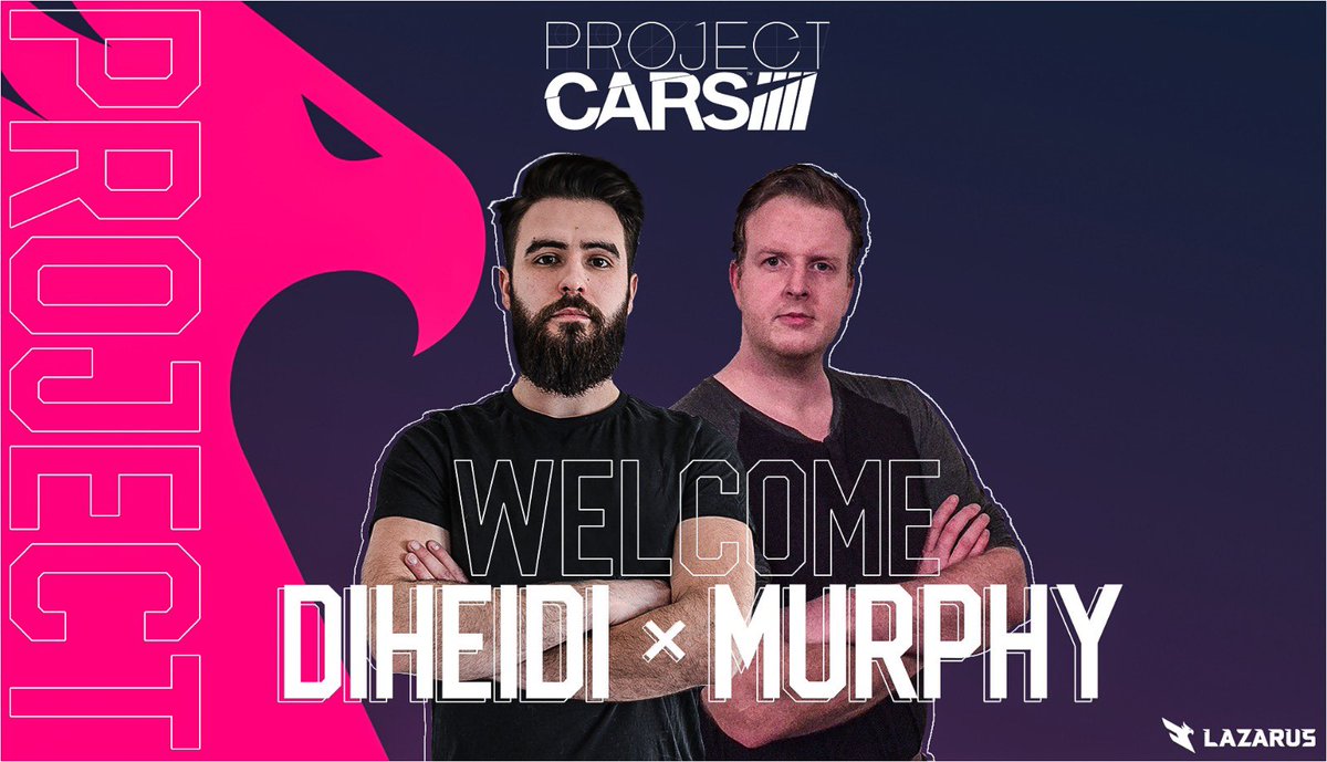Welcome @LZR_DiHeidi &amp; @LZRMurphy

Both drivers compete in @projectcarsgame &amp; the SMS-R Pro Invitational World Championship &amp; Murphy is also competing in <a href="/iRacing/">iRacing</a> RX World Championship.

Both will also compete for #LZR in various other titles such as <a href="/raceroom/">RaceRoom</a> &amp; @AC_AssettoCorsa