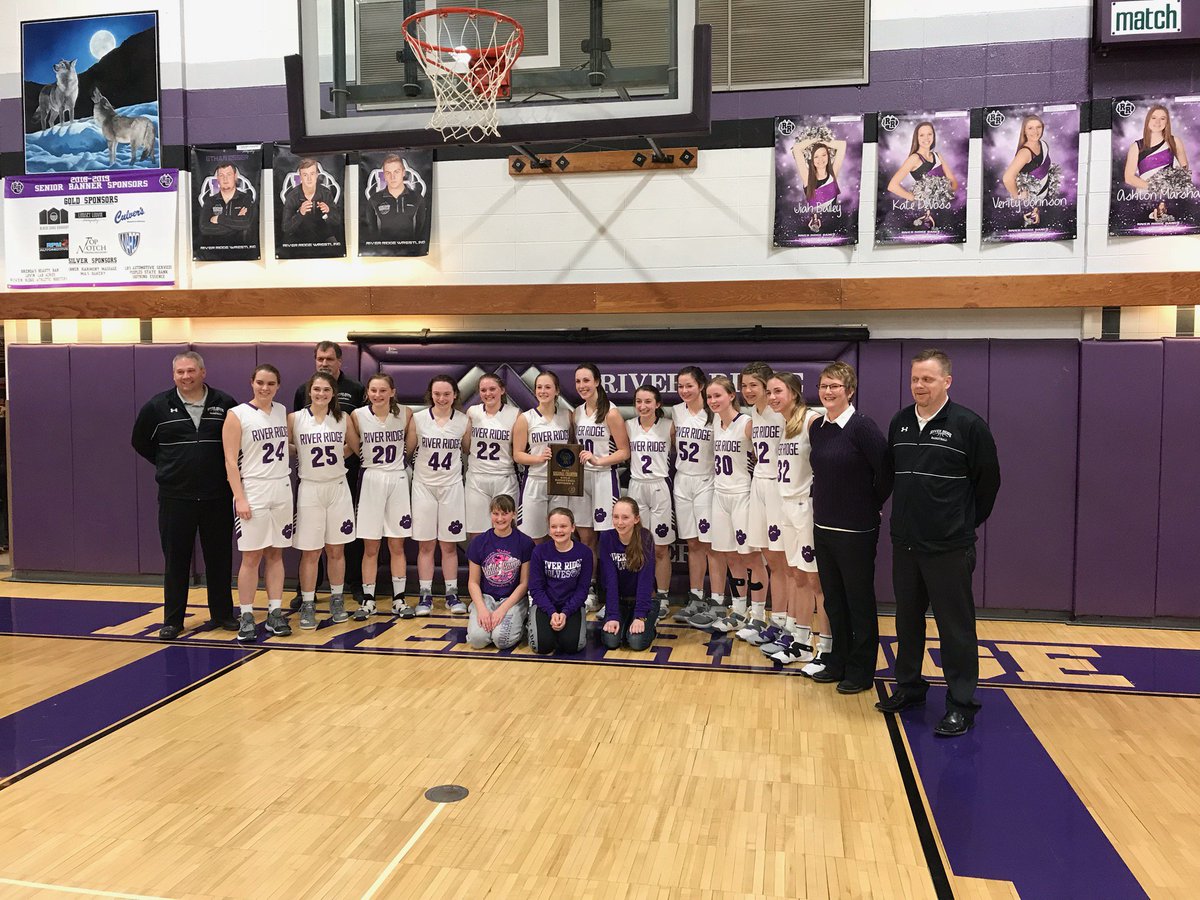 WadeWinkers's tweet photo. Congrats to the River Ridge Ladies on back to back Regional Championships! 47-34 Congrats to Wauzeka-Steuben on a great season.  #RRSDPRIDE #wisgb https://t.co/MY1SffUDbK