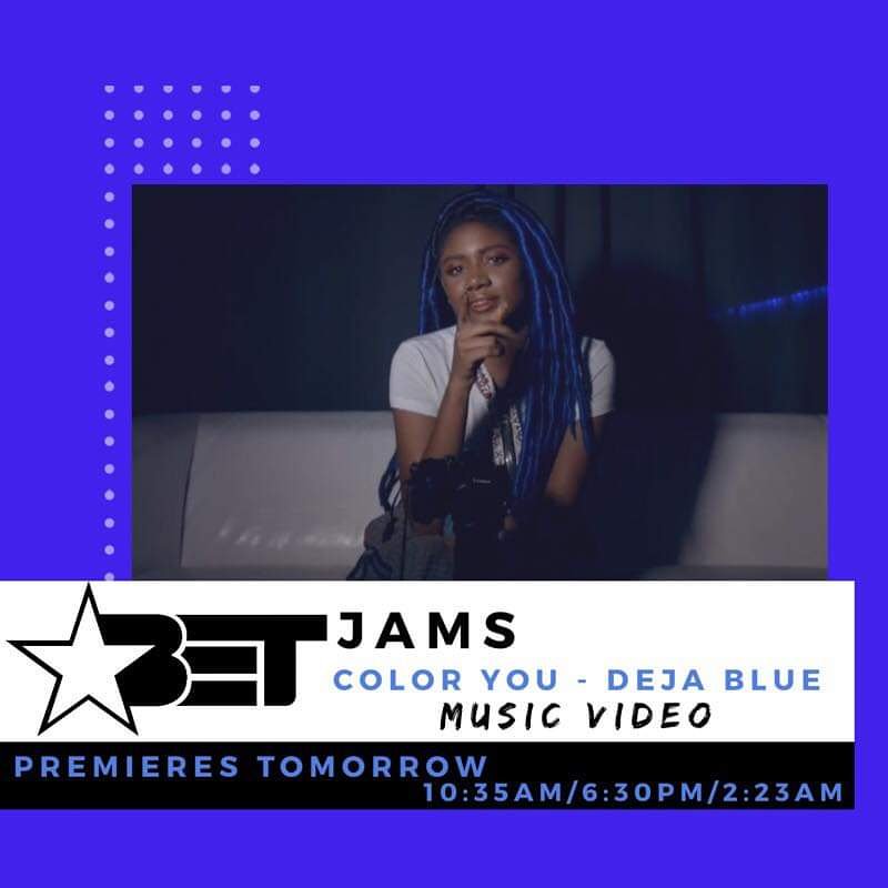 blue_vocals's tweet photo. Tune in tomorrow for the premiere of my new music video "Color You" on BET Jams💎 Available now on all platforms 💎 - Thank you so much to everyone who has made this happen and all of my #BlueLights who have supported 💙
.
.
#ColorYou #DejaBlue #BlueVocals #CarvinandIvan https://t.co/onmFL6zYkH