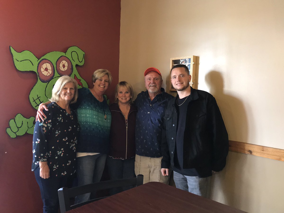 Lunch with my “the boy next door” friend from the 60’s Tony, and his family at Zombie BBQ. Great to get with old friends. We will be celebrating our 45 yr High School reunion in May!