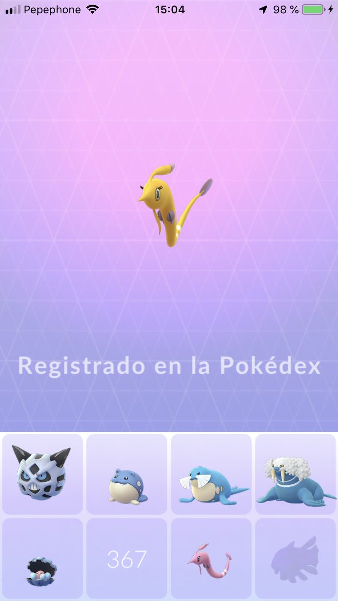MissRowlet's tweet photo. El #ClamperlDay ha estado infinitamente mejor que el #FeebasDay, aunque me he quedado corta de misiones en mi zona (52 completadas). He conseguido 8 Clampers Shiny (el primero de todos, de hecho) y sus dos evoluciones Shiny. https://t.co/9QOkOBeIZL