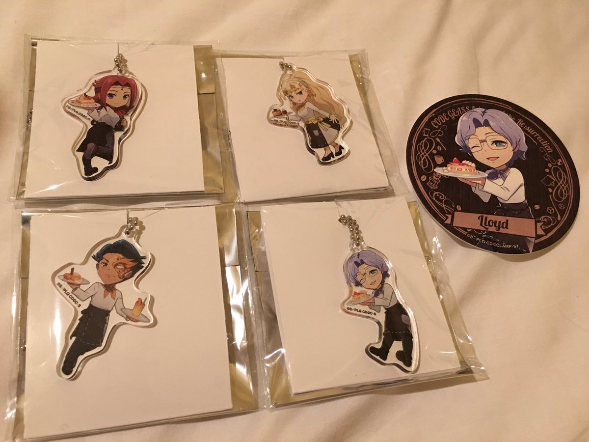つなまよ 交換譲渡 コードギアス カフェ 46食堂 コースター アクリルキーホルダー 譲 カレン ジェレミア ロイド シャムナ 求 スザク ルルーシュ ナナリー シャリオ 定価 送料 本日でしたら都内受渡し可 シャリオナナリーはカレンかシャムナから
