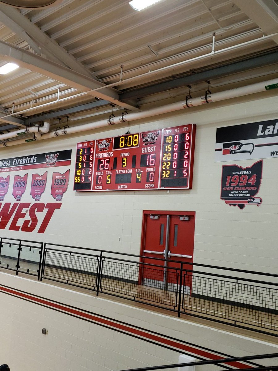 Elder leading Edgewood 26-16 at halftime.