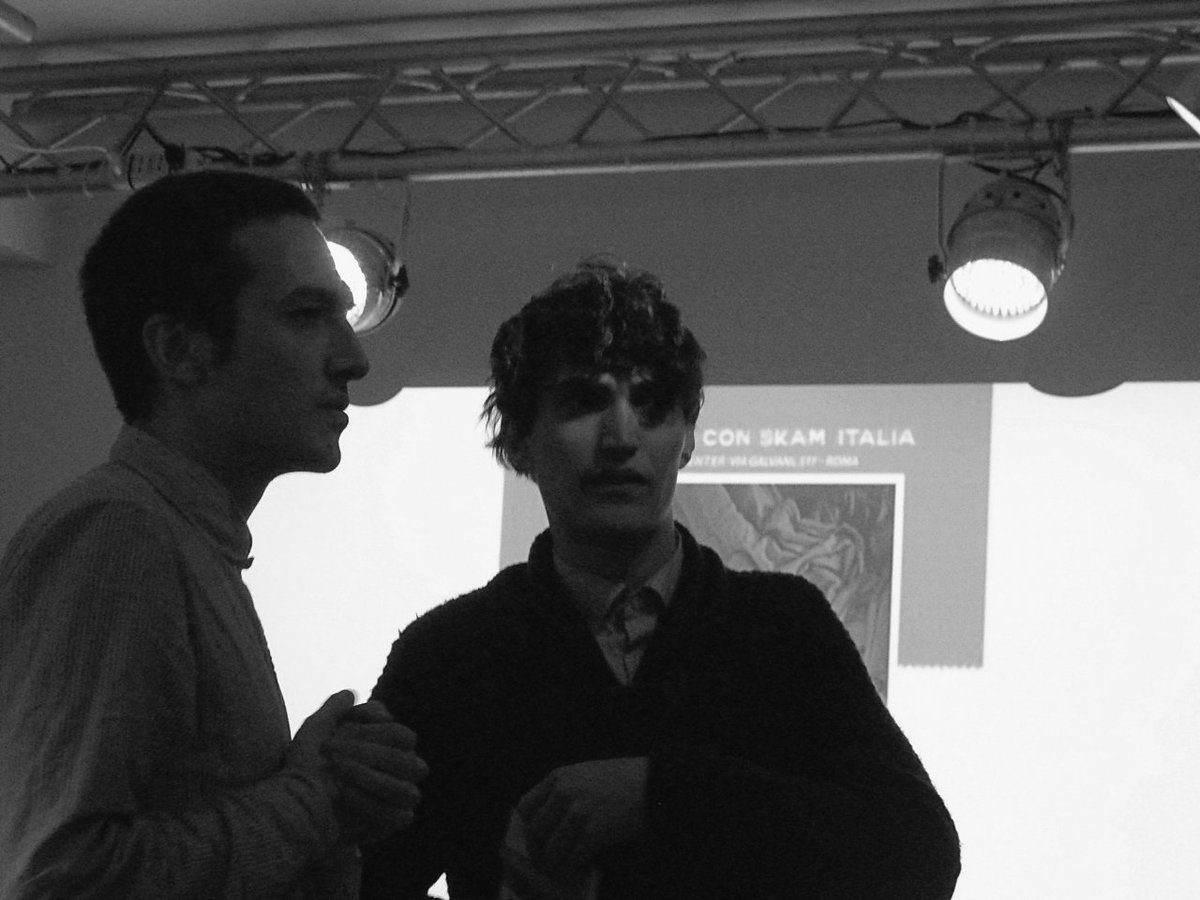 CharleneR_H's tweet photo. Rocco, Federico, Pietro. Gaycenter, Rome. 16.02.19 #skamitalia https://t.co/7R5WZoFxOm