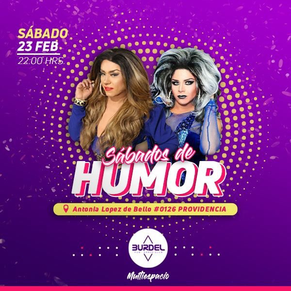 ClubBurdel's tweet photo. • SAB 23 FEB / LA MEJOR PREVIA SE VIVE EN @clubburdel 🎉🥂 Un lugar único en Bellavista para disfrutar de los mejores tragos y una increíble! 🥂👏🏼❤️ Te esperan @vanessakarelli &amp; el GRAN DEBUT en nuestro club de @kristhelsantander en una entretenida noche de HUMOR! #SiempreBurdel https://t.co/AwQH9JMW48