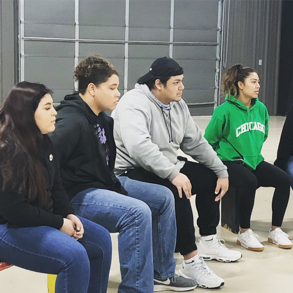MvskokeYC2015's tweet photo. Members of the YC are attending the UNITY Youth Council Dance Social hosted by the Iowa Tribe of Oklahoma. So far...hand games, talking circles and a traditional meal. Next up dancing with DJ Brian Frejo! #okunity #nativeyouth #cultureisprevention https://t.co/BDSWgtvbpj