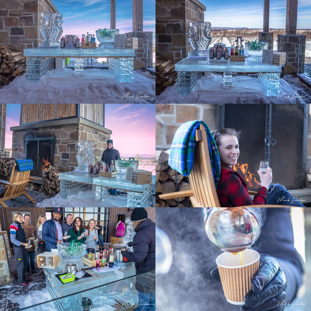 Today at the #NSIcewinewFestival.  <a href="/BarrellingTide/">Barrelling Tide Distillery</a> was serving up both Iced and Steaming drinks outside.  Did I have one?  Sadly no, but this Station was a hit for all who stepped outside!