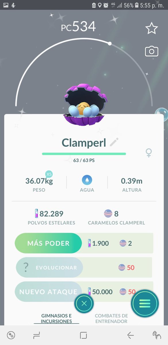 LimonSusu's tweet photo. @8BitCR Tres clamperl mas un kraby shinny https://t.co/YpJMq4S6wq