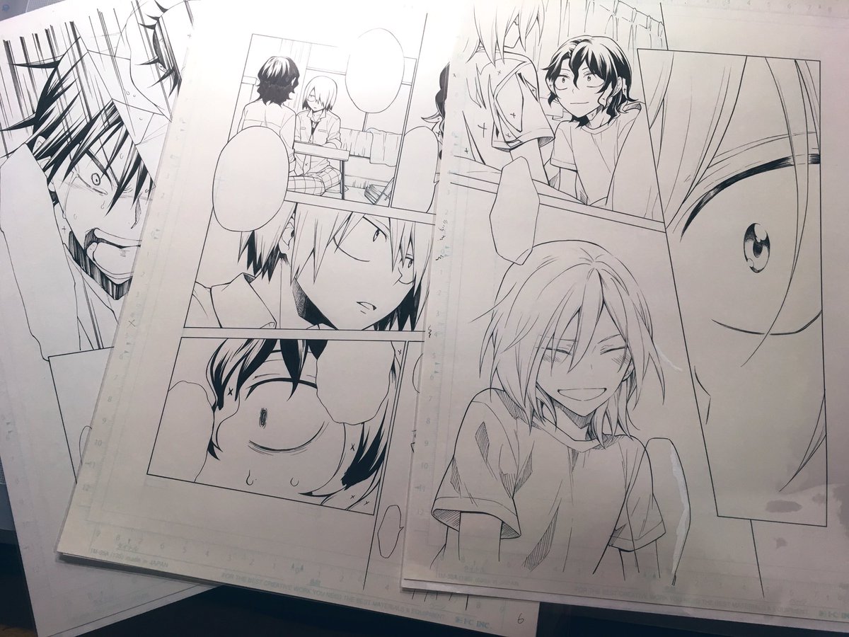 既刊の青手と今手のアナログ生原稿も無配しますので興味がありましたらお立ち寄りください。pixivのお品書きキャプションをご確認ください 