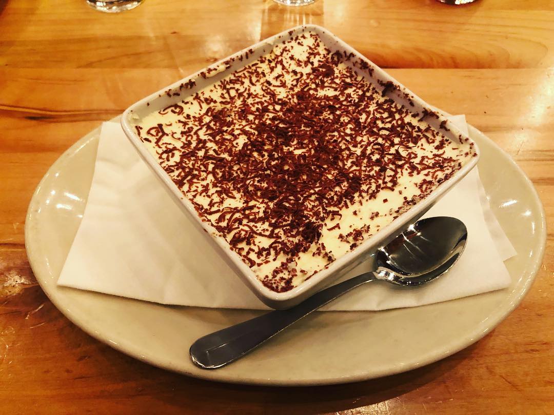 Tiramisu? More like Tirami-who wouldn't devour this entire thing in one sitting?

(📸: IG user @foodie.baniya.in.america)