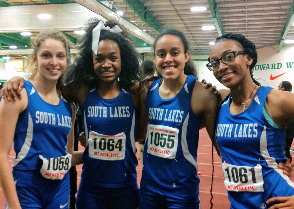 Congratulations to the girls 4x400m relay!!! State Champions with a new state meet record and school record!!!!🏆🏆💙💚 #LADYSEAHAWKS <a href="/SLHS2020/">South Lakes Class 2020</a> <a href="/SLHS2021/">Class of 2021 SLHS</a>