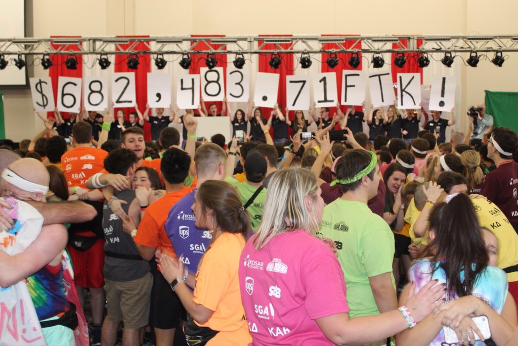 raiseRED_UofL's tweet photo. We did it. $682,483.71 all #FTK https://t.co/ImK3uWQ7DY