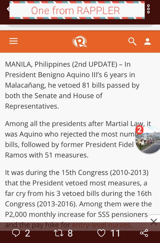 efrenmd's tweet photo. #MyFeb2019Post

1/2 Mabuhay si Noynoy!

Pito (parang Senatoriables lang na former Otso) ang napirmahan na Batas in his 1st 3 years at may 81 Vetoed Bills in his 6-year term. Malamang mas marami pa ang veto kesa pinirmahan.

Pagwala para sa bulsa, veto agad.

One more Tweet/Reply https://t.co/qknwkmIwJo