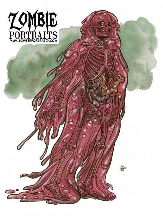 ZombiePortraits's tweet image. SO MANY different types of Zombies out there....some are just plain BIZARRE! #ZombieArt #ZombiePortraits #PinkSlime #RobSacchetto #SacchettoZombieArt #horror #zombie #zombies #WalkingDead #LivingDead #undead #scary #creepy #eerie #skeleton #skeletal #skulls #gore #ghouls #drawing
