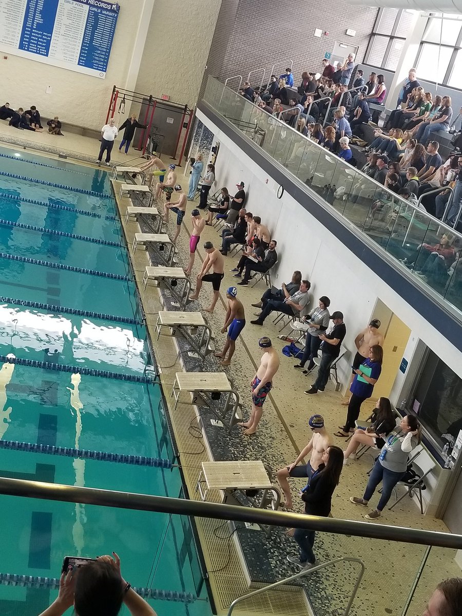 WLCSwimDiveM's tweet photo. Some pics from the Conference finals! @WalledLkSchools @LakesVC @PrincipalMorgan @kennethgutman @WalledLakeAth https://t.co/M6ouMSQYrA