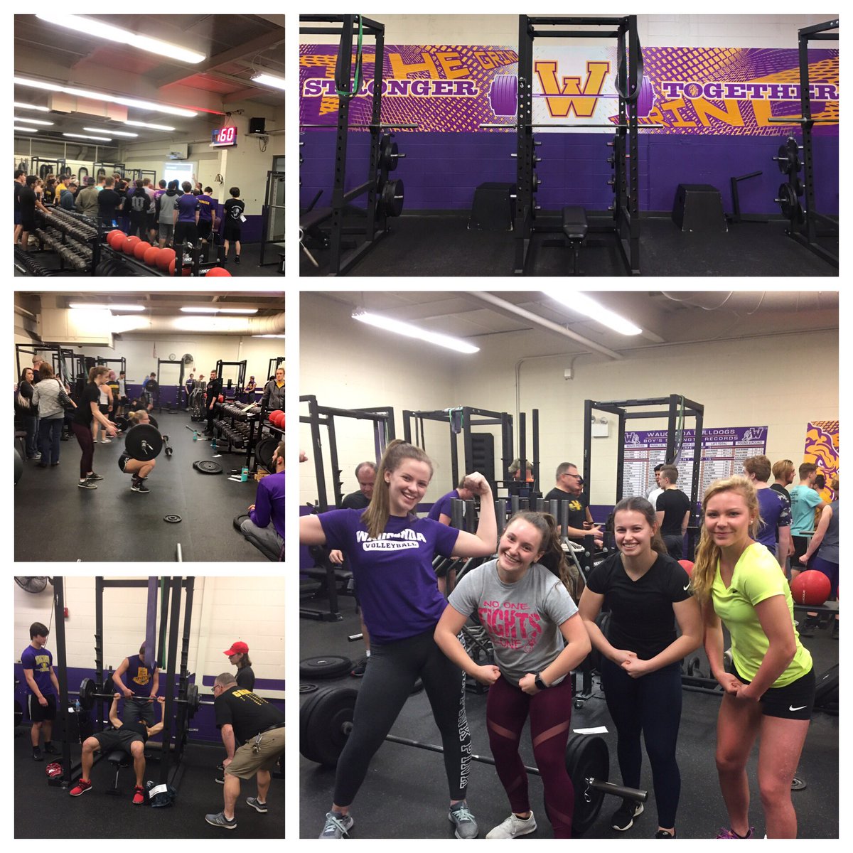 GOWHS_TheGrind's tweet photo. A school that trains together, remains together.  S/O to our parents, our students, and our coaches who all made this year’s lift-a-thon a huge success! #StrongerTogether https://t.co/QfK3ZjoVZD