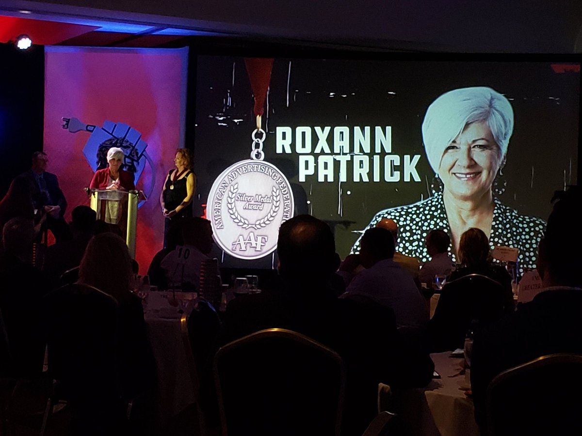mikekurtz's tweet photo. Congrats to my friend @RoxannP!! AAF-Dayton Silver Medal. #hermesshow https://t.co/DF9iKLh9W2