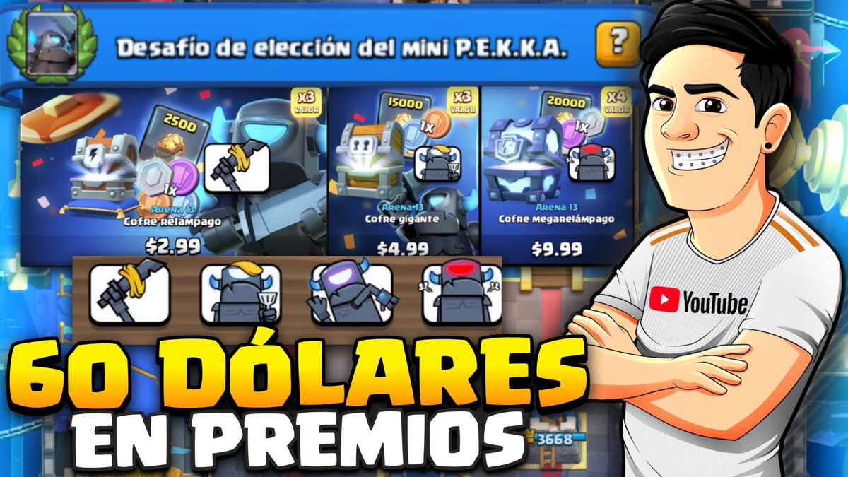 Estamos en directo‼️ COPYRIGHT🔥 Torneo 60 Dólares😱 Emotes GRATIS😎 $200 Dólares en Sorteos🤑 | Clash Royale youtu.be/39LoMIxMFL4 vía <a href="/YouTube/">YouTube</a>

RT🔁 Y Seguir a @EDUARDOV503 para participar en el sorteo de $100🤘🏻