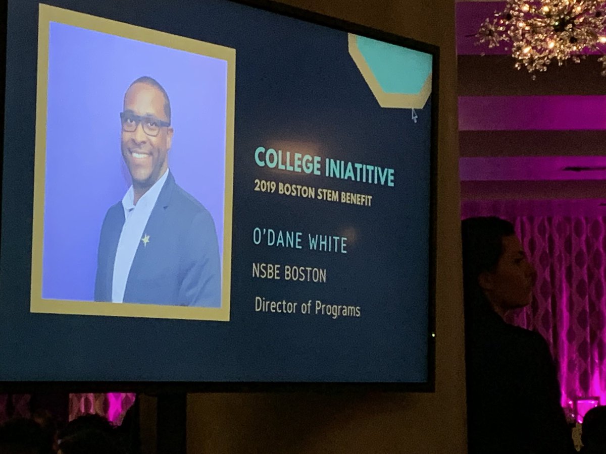 steamboston's tweet photo. WIT Alumni, O’Dane White is at the NSBE STEM Benefit event! #steamboston #nsbeboston #nsbeboston30 #bostonstemgala @WentworthAlumni @nsbeboston @wentworthinst https://t.co/qvf1MEnRuu
