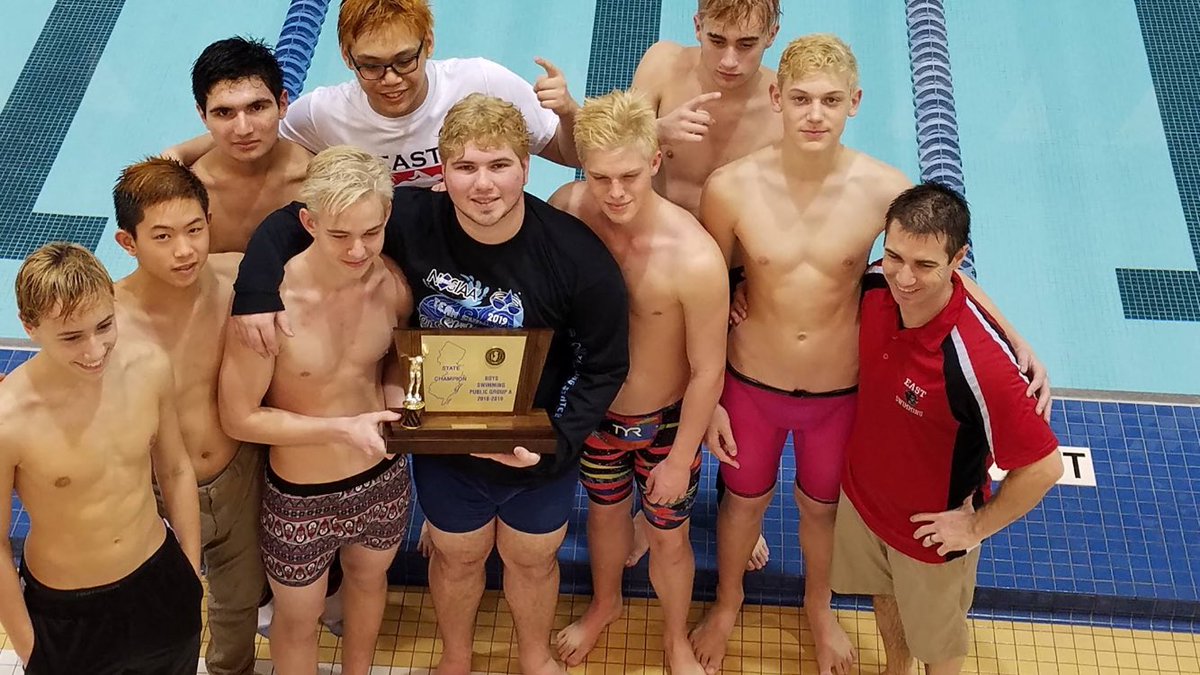 CHECOUGARSSWIM's tweet photo. 46 boys from many different swimming backgrounds. From TriCo &amp; all the winter clubs to life at the JCC, today was bigger than just CHE. Congrats to all @TriCoSwimming @SJACSWIMMING @JerseyWahoos @YBCCPhoenix https://t.co/rrYhiZ9S7d