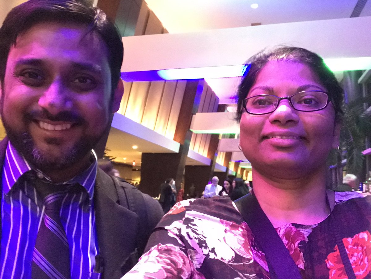 At ASBMT reception. #tctm19 <a href="/SalahHemOnc/">Salahuddin Siddiqui</a>