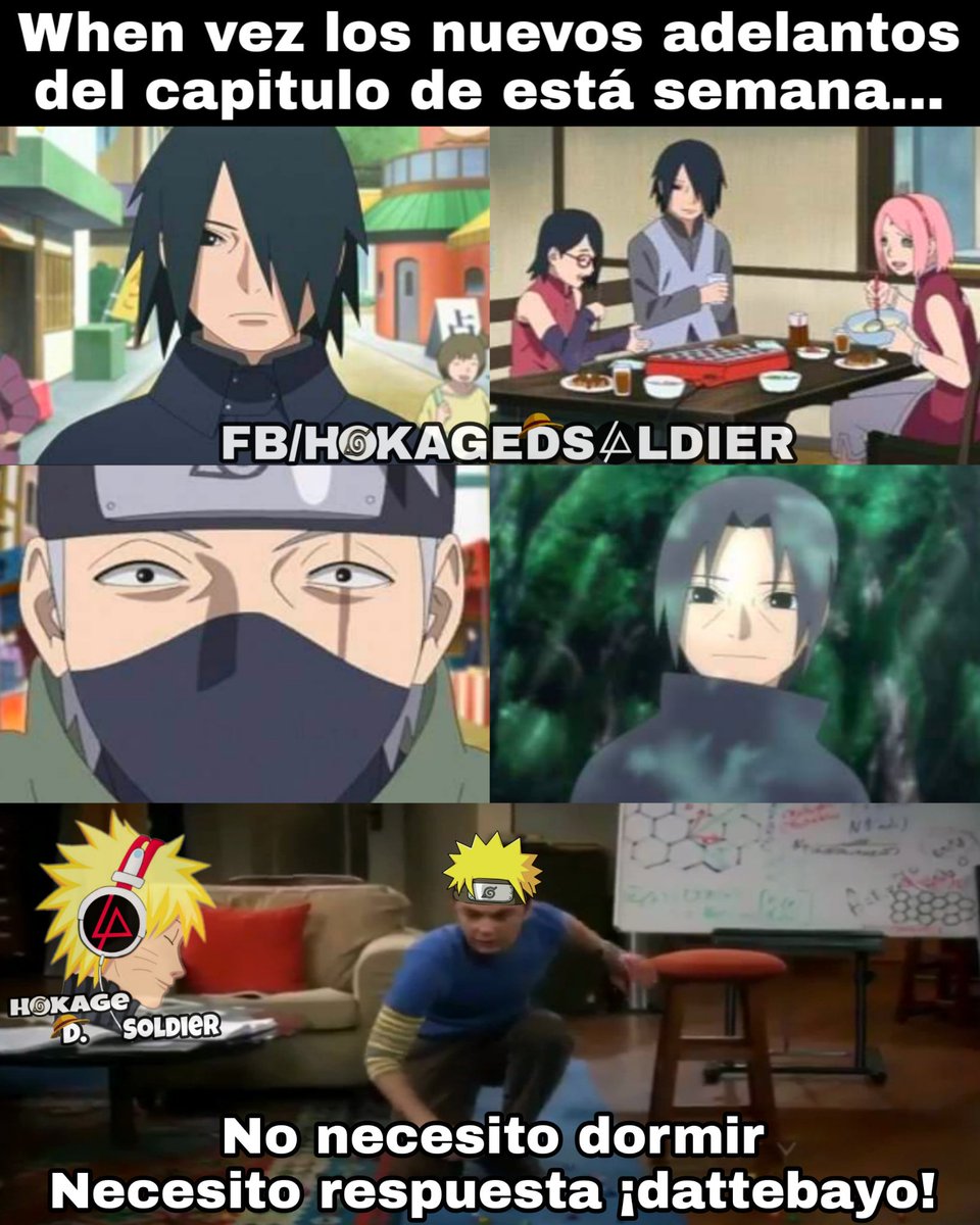 O Xrhsths Naruto Mangas Sto Twitter Manana La Cara Sadica De Kakashi Cena Familiar Uchiha Y Vemos A Itachi Todo Esto Y Mas En Capitulo 95 De Boruto A Estrenar Manana