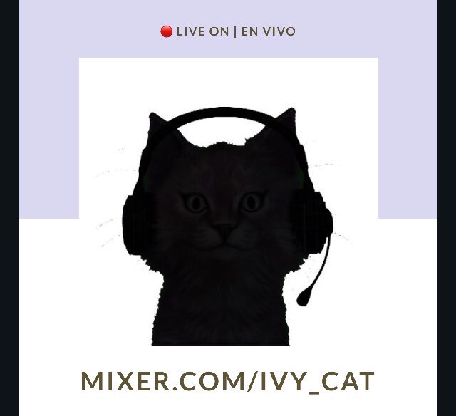 xIvyCat's tweet photo. 🌸 🔴 EN VIVO | LIVE ON:
.
✔️ https://t.co/8Tch0otTrH
.
¡¿Quién es ese gato?! | 🌸 Streamer for @VzGamingz | Powered by @vonzedia 🌸
.
#streamergirl #mixer #mixerstream #mixerstreamer #mixergirl #streaming #gaming #gaminggirl #girlgaming #girlstream #girlstreaming #buzzedhead https://t.co/pLvpRQJKCy
