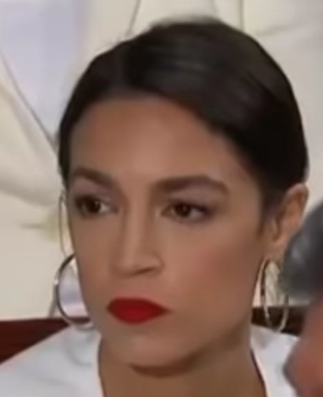 Frankly42298957's tweet photo. @AOC I watched this speech over and over and the #evil in your heart was blazing I your facial expression. Politics have consumed your soul and darken your heart. #MayGodHelpYou https://t.co/dRyrpXvc77